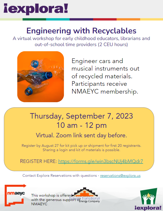 Engineering with Recyclables Flyer